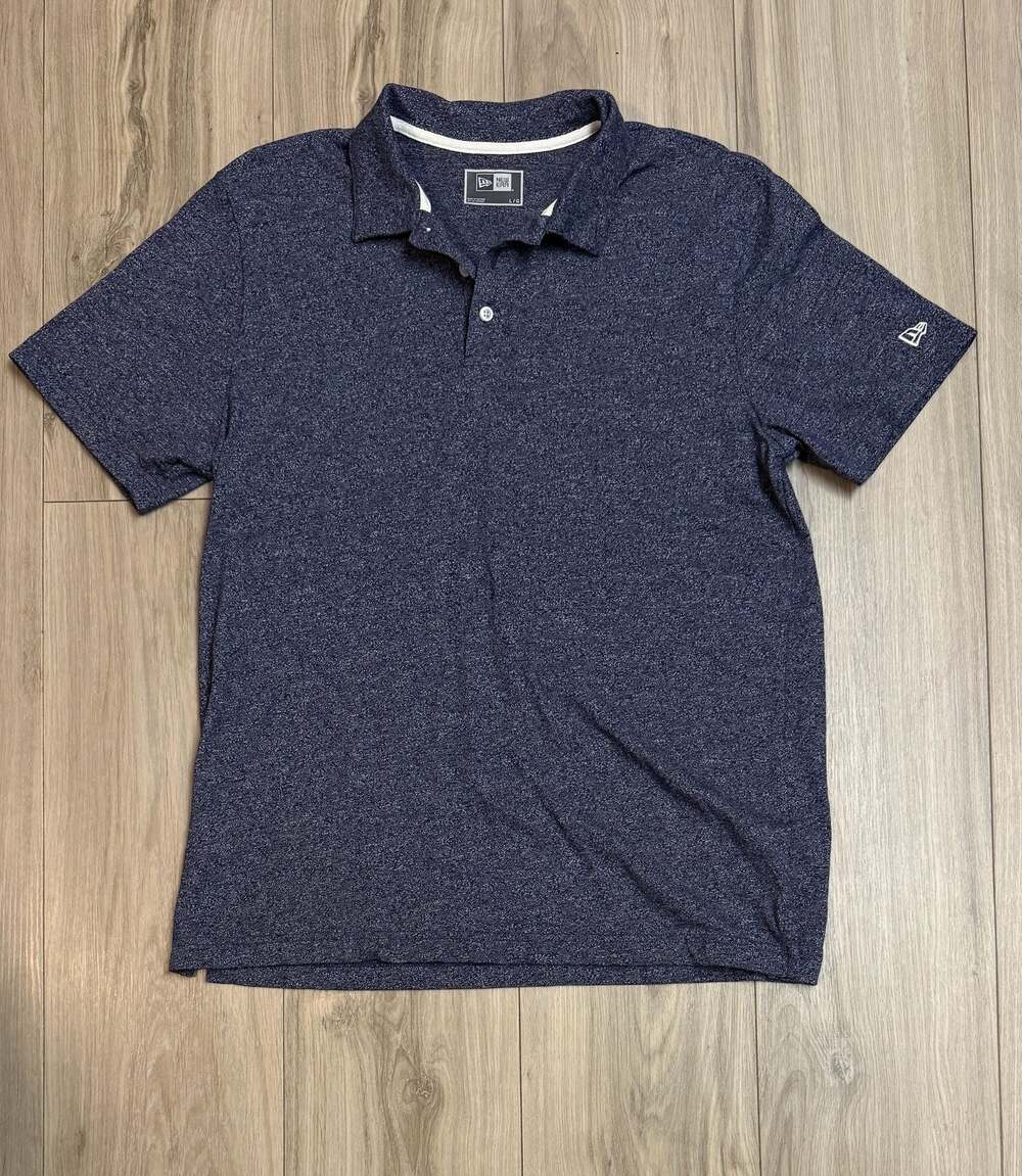 New Era Men's Polo Shirt in Navy